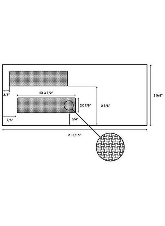 Blue Summit Supplies - 5008 Self Seal Double Window Security Envelopes Designed For Quickbooks Checks Computer Printed Checks 3 5/8 X 8 11/16 (Not For Invoices) - Image 1