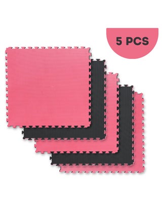 Endless 2.5 cm Thick EVA Foam Floor Mats, Set of 5 | 100L x 100W x 2.5Th cm | Red & Black Interlocking Tiles for Taekwondo, MMA, Gymnastics, Home Gym & Exercise | Durable & Easy to Install - pzsku/ZC088BA0AB3EFC31779C4Z/45/1747291915/77d39c14-2d65-415a-832f-866a8ef01590