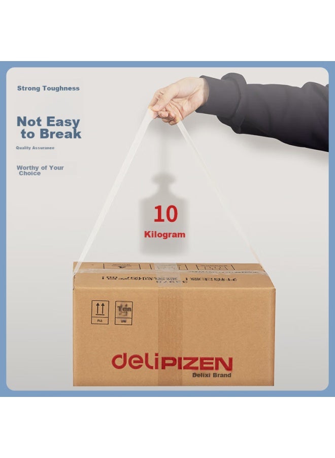 ديلي Deli شريط تغليف شفاف عالي الجودة، 48mm*30y*50um (27.4m/لفة)، 6 لفات/أنبوب، لوازم مكتبية، 30200 - Image 4