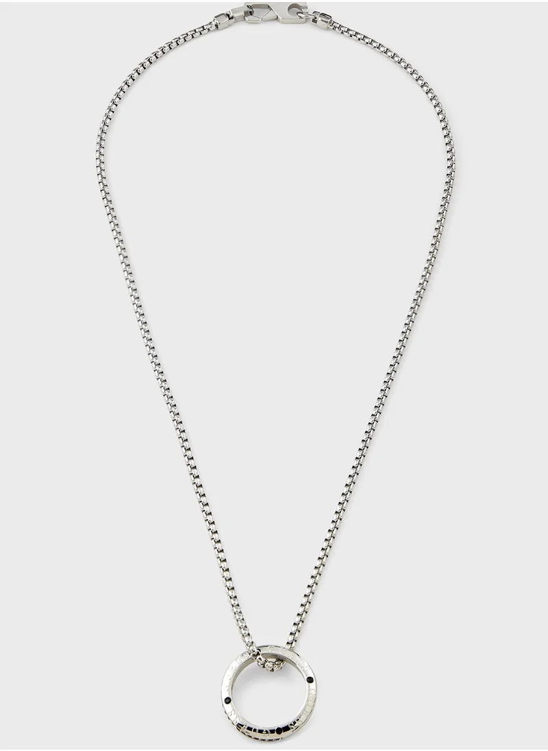 GUESS Casual Pave Ring Necklace