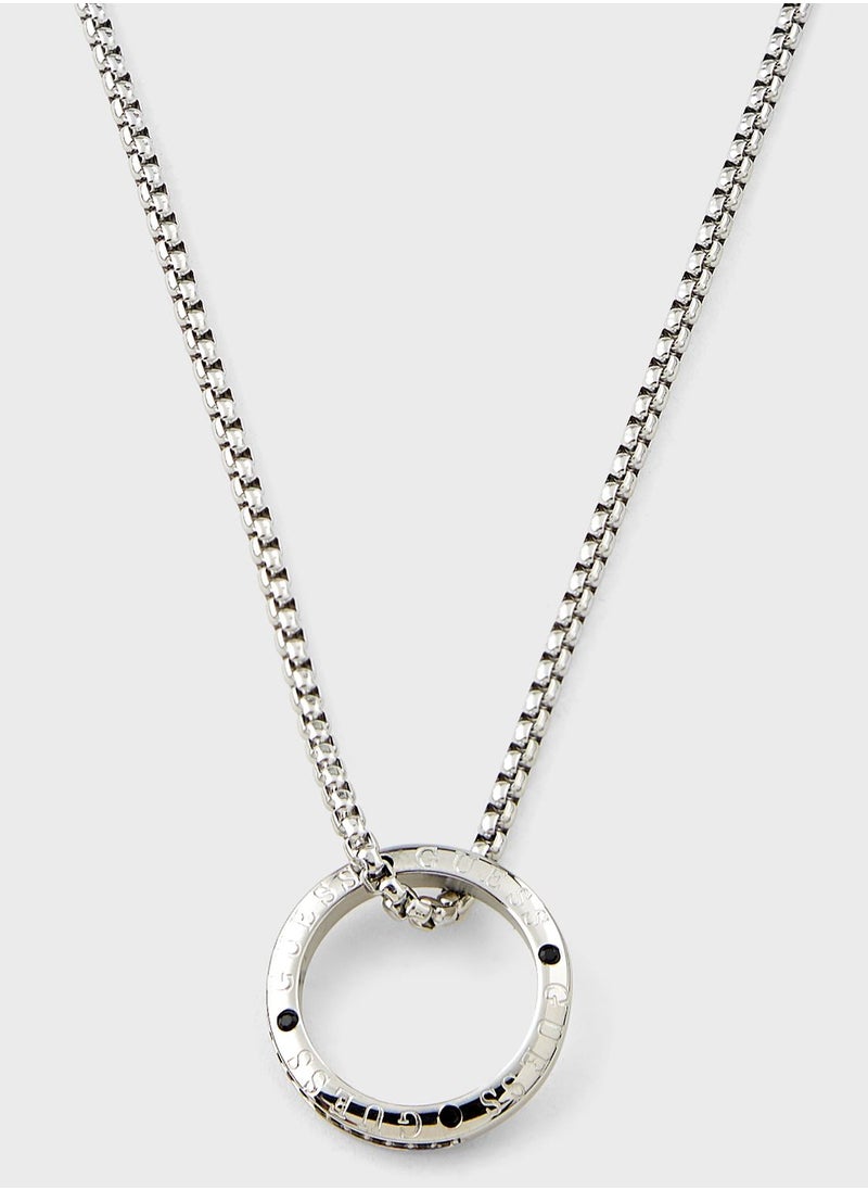 GUESS - Casual Pave Ring Necklace - Image 1