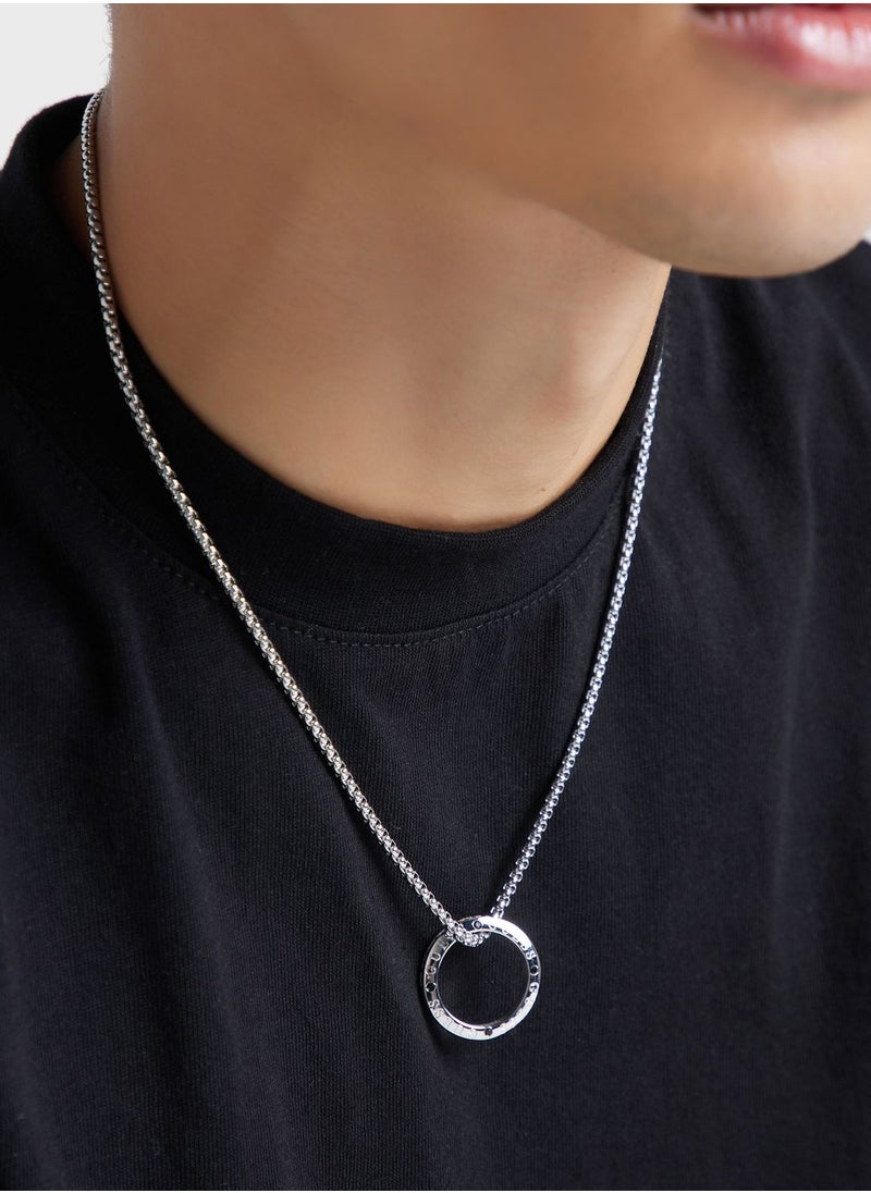 GUESS - Casual Pave Ring Necklace - Image 1