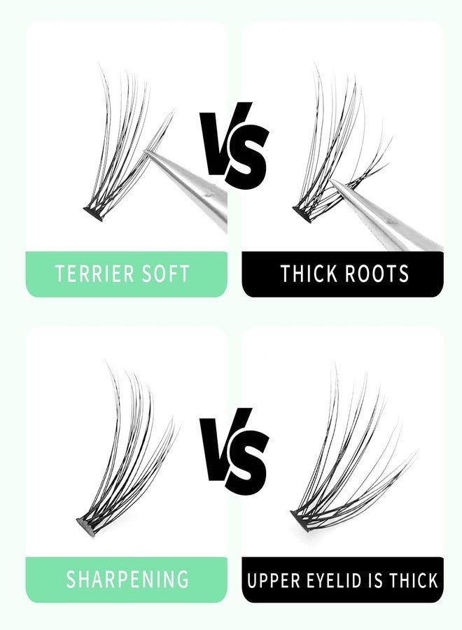 Bodermincer 20D 0.07mm Thickness 8-22mm To Choose Grafting False Eyelashes False Eyelashes Individual Natural Long Mink Fake Eyelashes Extension Handmade Bulk Wholesale (10mm) - Image 5