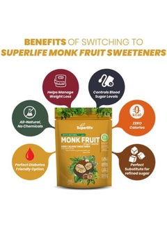 Monk Fruit Zero Calorie Sweetener With Erythritol Sweetener