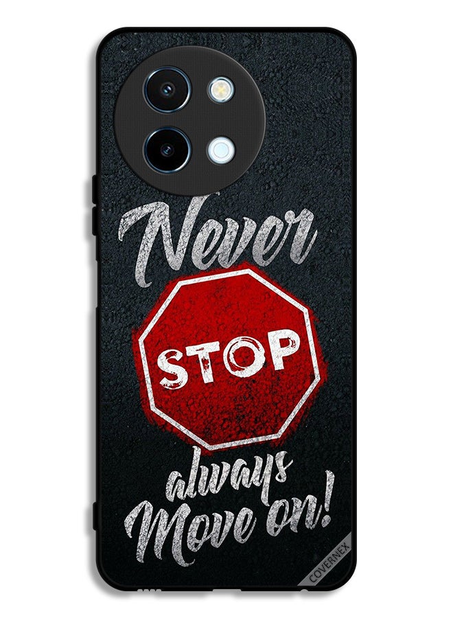 Covernex Vivo Y38 5G Protective Case Cover Never Stop Always Move On - Image 1