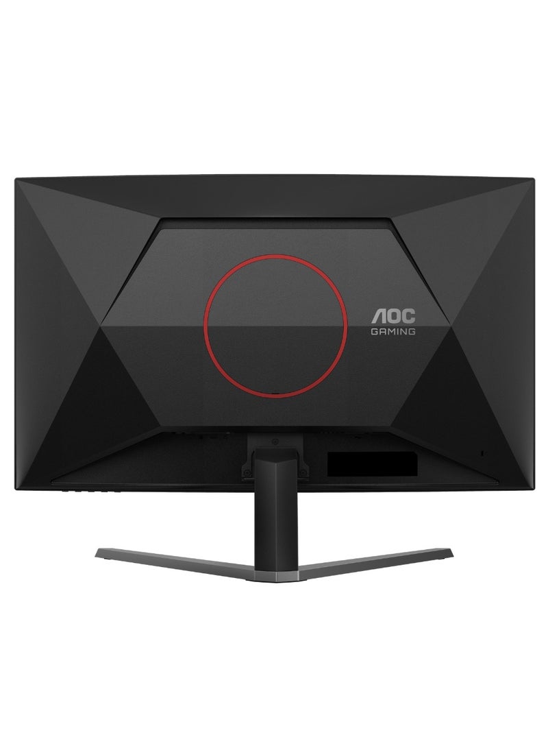 AOC 32" Inch Curved Gaming Monitor (2560x1440) 2K QHD, 180Hz Refresh Rate, 0.5ms Response Time with HDMI, VA Panel Type, HDR10 &Adaptive Sync Technology - CQ32G4E | Black - Image 4