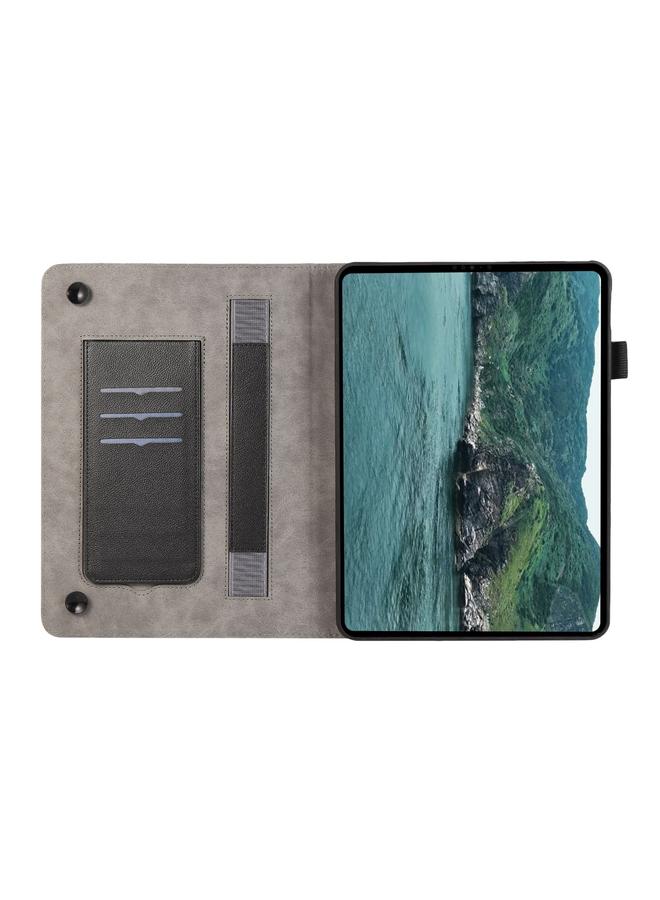 اس-توب جراب لجهاز Lenovo Tab M8 من الجيل الثالث 8705 مصنوع من الجلد المتين بنسيج الليتشي - Image 3