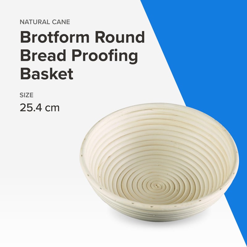 فريلنغ سلة التدقيق الدائرية من Frieling، خبز Brotform Rising Banneton وسلة التقديم، 10 بوصة - Image 2