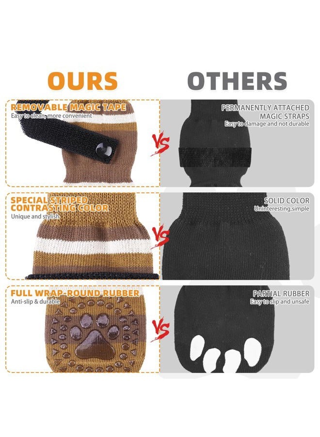 KOOLTAIL Anti Slip Dog Socks for Hot/Clod Pavement to Prevent Licking Paws - Image 5