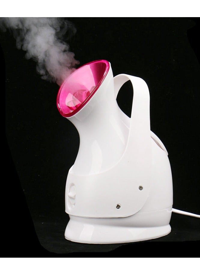 Dianba Household Ionic Replenisher Face Cleaning Sprayer Humidification Water Hot Spray Steaming Face Instrument White/Pink - Image 2