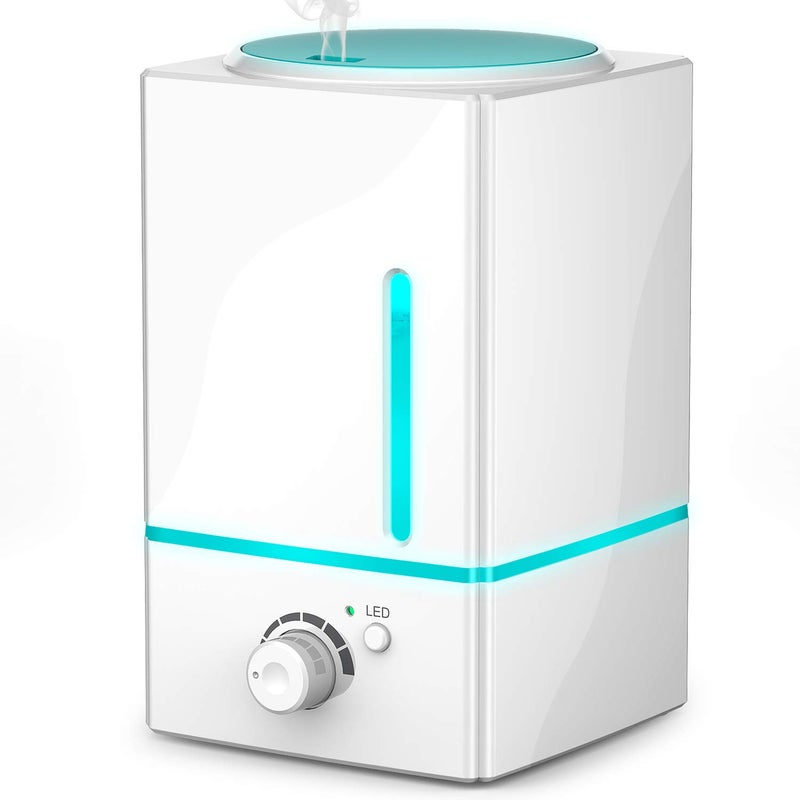 Exqline 1500ml Large Aroma Essential Oil Diffuser - Aromatherapy Humidifier for Large Room (White) - Image 1