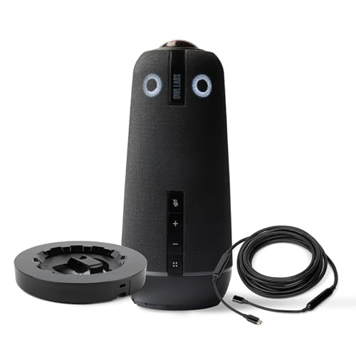 Owl Labs Meeting 4 Premium Pack 360 Degree 4K Smart Video Conference Camera Microphone and Speaker Includes Accessories and Warranty - Image 1