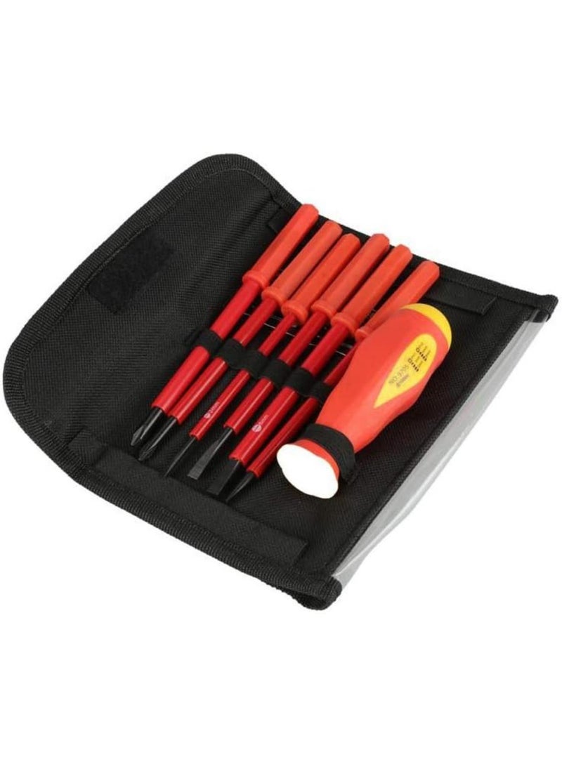 GGOOT DIY & Tools/Hardware Multifunction Insulated Screwdrivers Insulated Slot Cross Electrician Screwdrivers Set  - Image 1