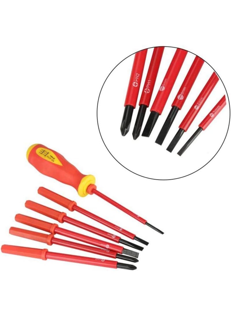 GGOOT DIY & Tools/Hardware Multifunction Insulated Screwdrivers Insulated Slot Cross Electrician Screwdrivers Set  - Image 4
