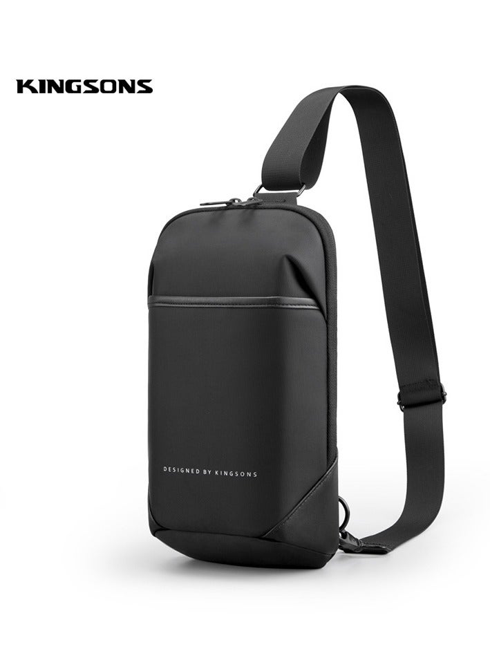 kingsons Men's Chest Bag Shoulder Bag 10 inches - Image 1