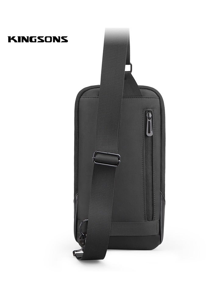 kingsons Men's Chest Bag Shoulder Bag 10 inches - Image 2