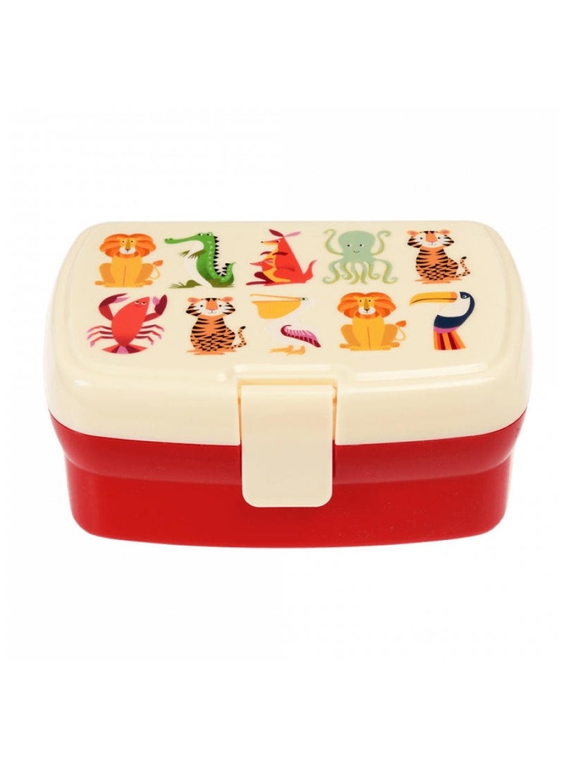 Rex London Colourful Creatures Lunch Box With Tray - Image 1