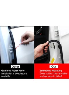 Car Door Seal Strip Weather Stripping for B Pillar Rubber Universal Soundproofing Weatherstrip Engine Cover Noise Insulation