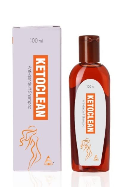 ALLOES PHARMACEUTICALS ALLOES PHARMACEUTICALS AntiDandruff Ketoclean Shampoo Treatment for LongLasting Relief of Itching and Flaking Scalp 100 ML  - Image 1