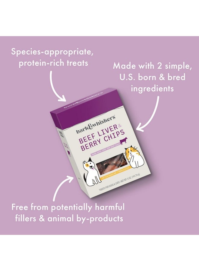 Dr. Mercola Bark & Whiskers Beef Liver & Berry Chips for Dogs & Cats, 5 Oz. (141.74 g), Made with 100% USA Beef Liver, Digestive Support, Veterinarian Formulated, Non-GMO - Image 5