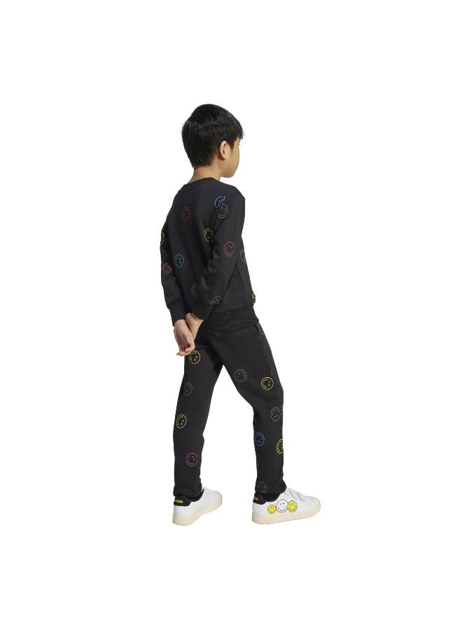 Adidas Lk Smi Jog Set Black Training Suits For Kids 18-24M - Image 5