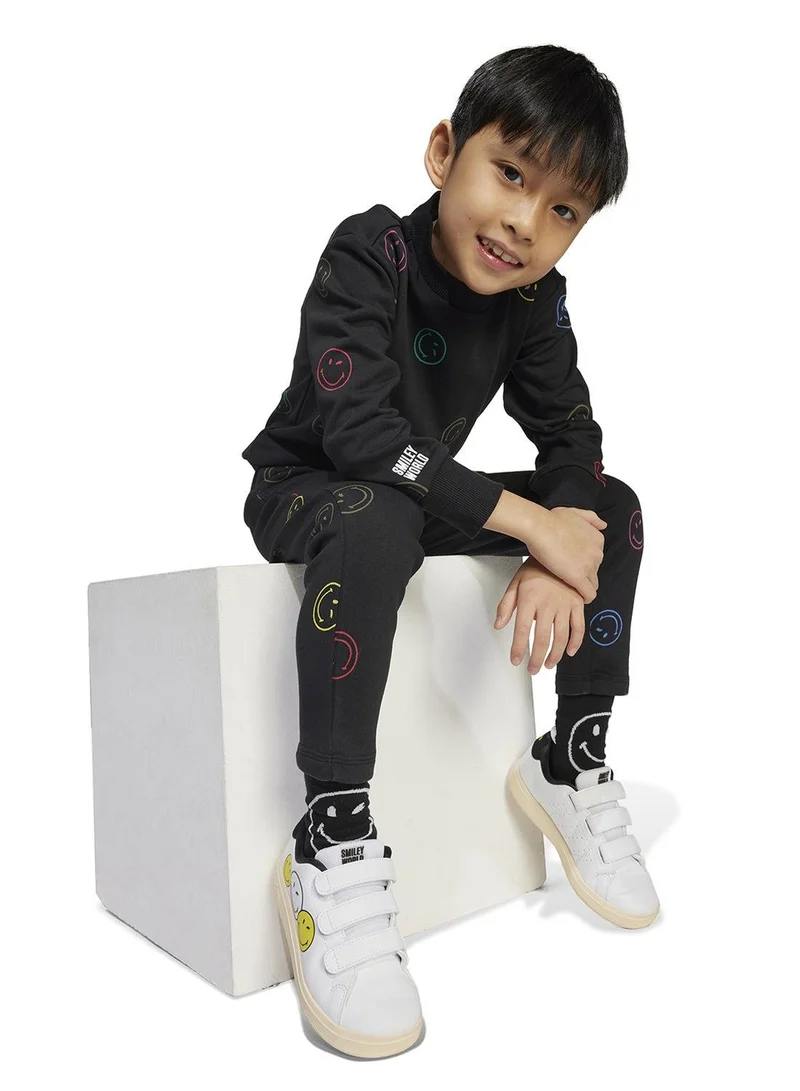 Adidas Lk Smi Jog Set Black Training Suits For Kids 18-24M