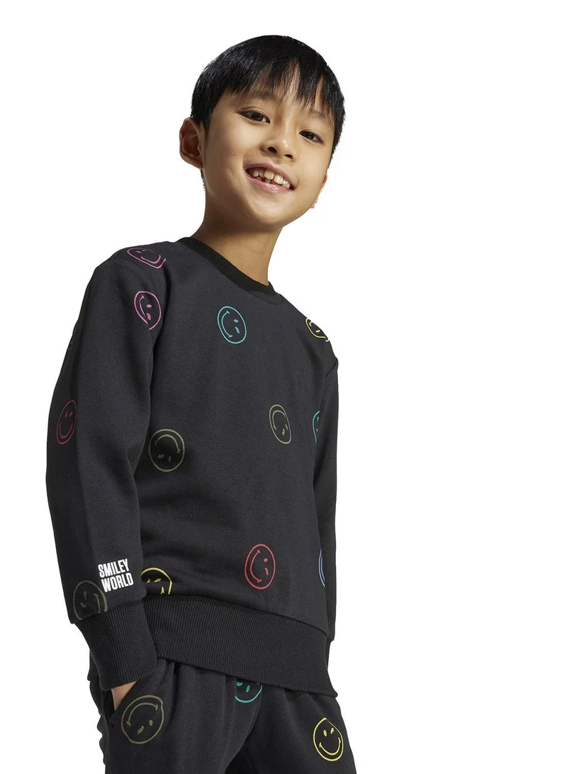 Adidas Lk Smi Jog Set Black Training Suits For Kids 18-24M