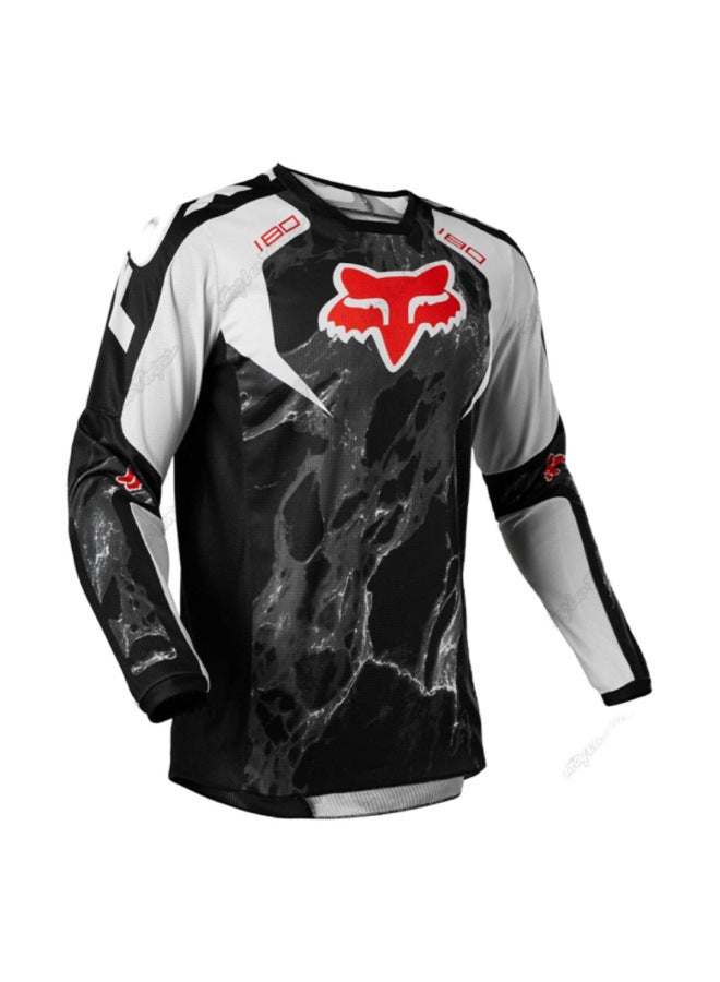 Long Bicycle Long Sleeve Downhill Suit Motorcycle Riding Downhill Suit Breathable Quick-dry Riding Jacket