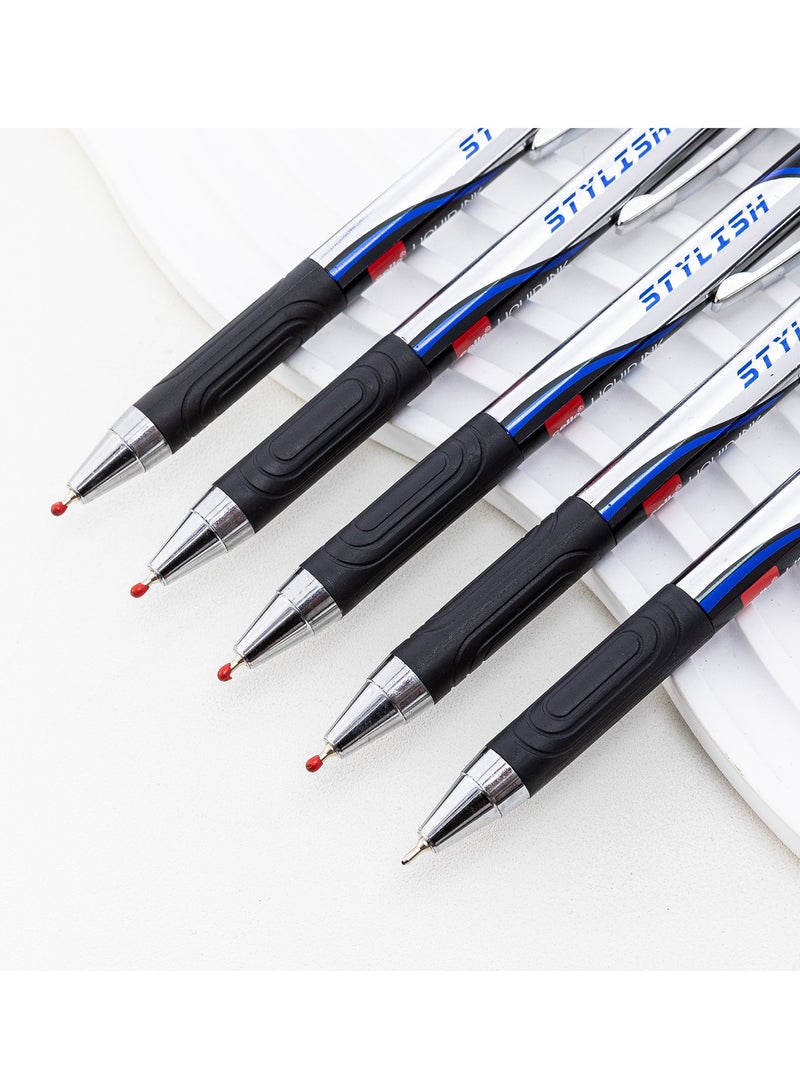 Cello Premium Gel Roller Pens, Fine Point 0.7 mm,  blue ink, Pack of 12 (Dozen Box) - Image 4