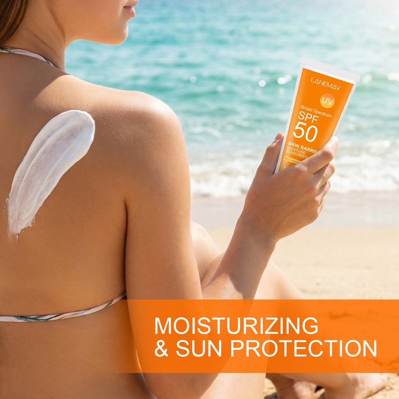 LANEMAY Skin Barrier Moisturizing Protective Cream SPF50 (Vital Orange Edition) - 60g - Image 4