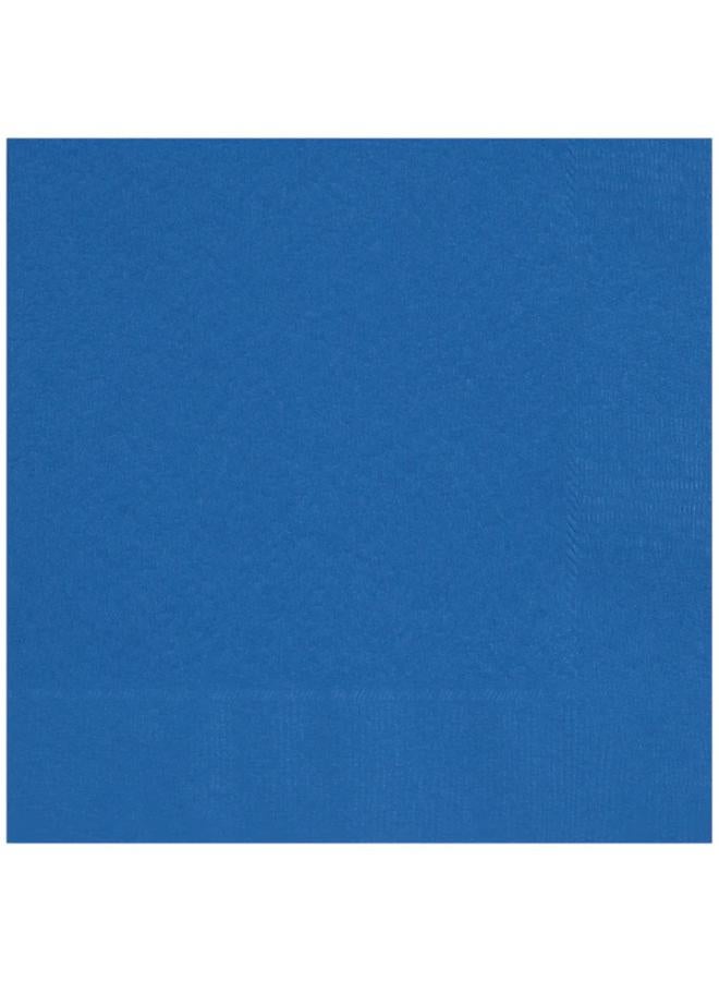 Unique مناديل مشروبات زرقاء ملكية - عبوة من 20 - Image 1