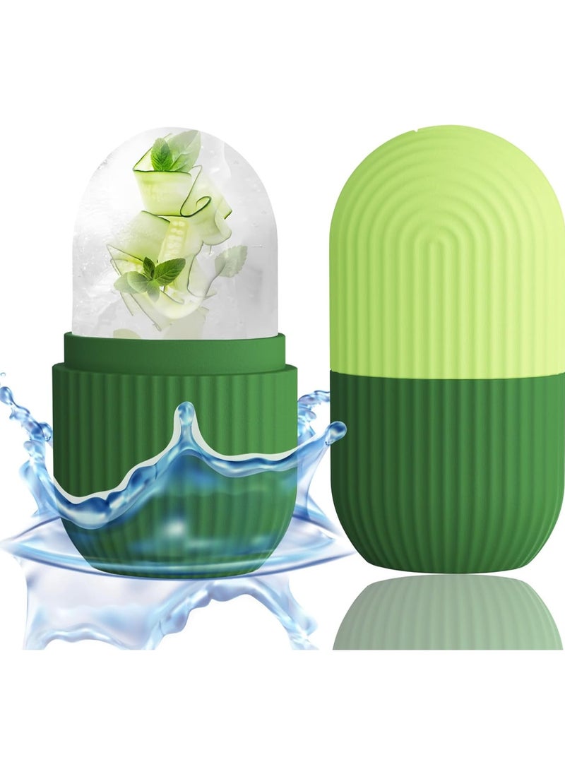 Generic - Silicone Ice Roller for Face, Eyes & Neck | Natural Skin Care, Puffiness Reduction, Migraine Relief | Reusable Ice Tray for Moisturizing & Cooling Massage - Image 1