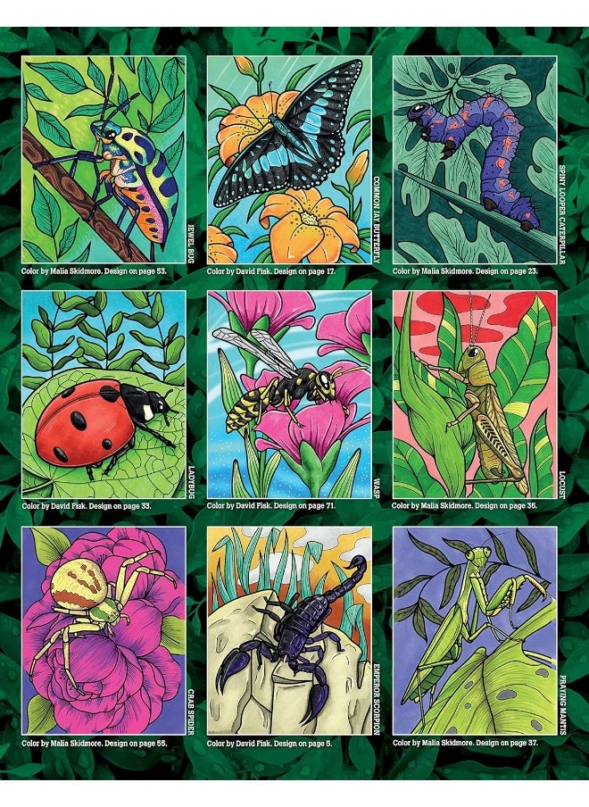 Super Cool Bugs and Spiders Coloring Book: Color and Learn About Amazing Insects from the Around the World  - Image 3