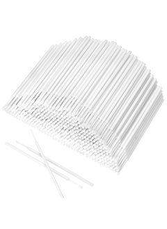 Akstore 600 Pcs Disposable Micro Applicators Brush Eyelash Extension Individual Applicators Mascara Brush For Make Up And Clean And Compatible And Personal Care (White)  - Image 1