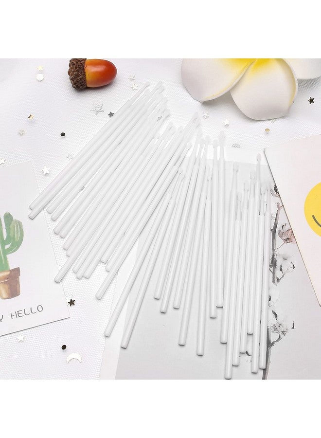 اكستور 600 قطعة من فرشاة توزيع الرموش الصغيرة أحادية الاستخدام، فرشاة توزيع الرموش الفردية، فرشاة الماسكارا للمكياج والتنظيف والعناية الشخصية (أبيض) - Image 3