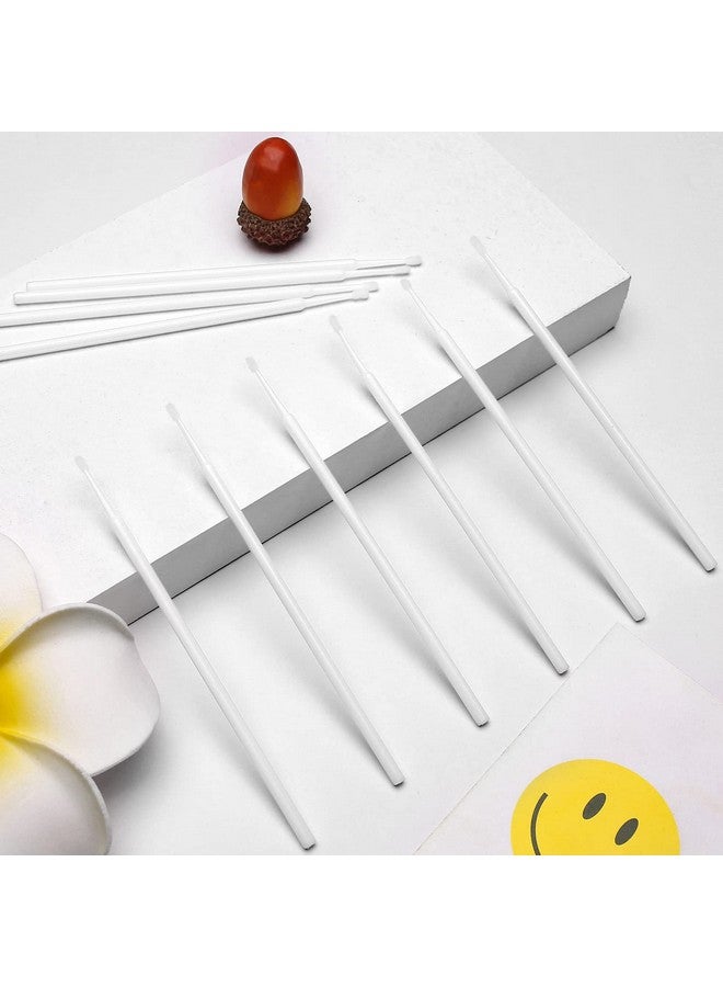 اكستور 600 قطعة من فرشاة توزيع الرموش الصغيرة أحادية الاستخدام، فرشاة توزيع الرموش الفردية، فرشاة الماسكارا للمكياج والتنظيف والعناية الشخصية (أبيض) - Image 5