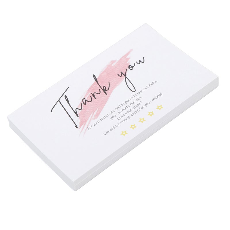150Pcs Thank You Card Appreciation Cards Coated Paper Gratitude Card for Family Friends B - Image 3