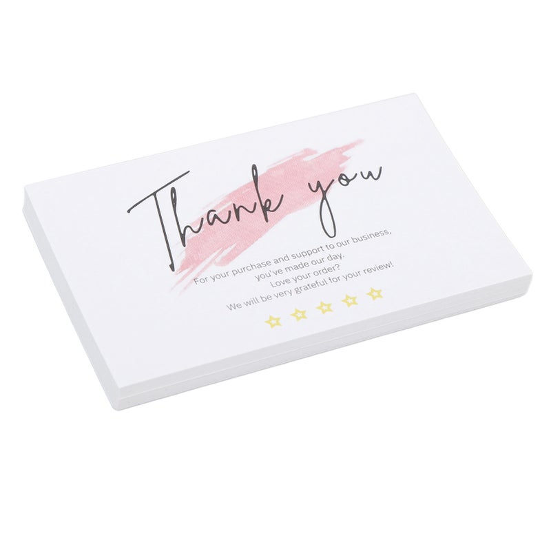 150Pcs Thank You Card Appreciation Cards Coated Paper Gratitude Card for Family Friends B - Image 5