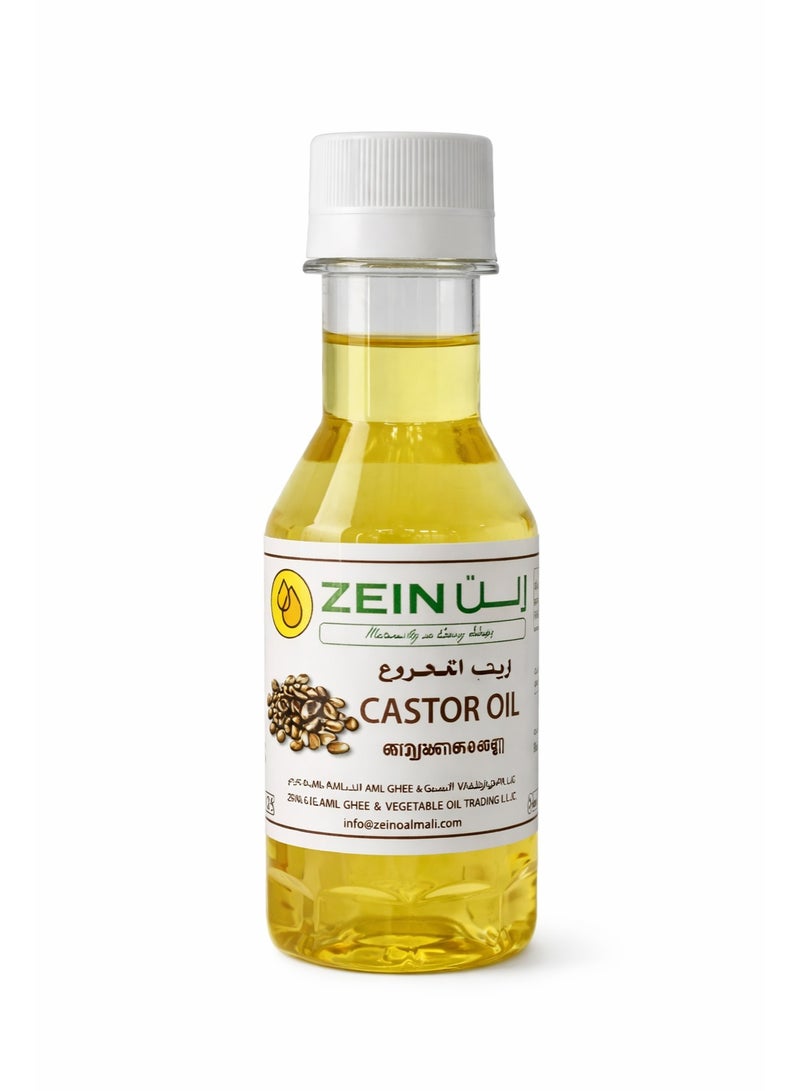 Zein Castor Oil Pure Cold Pressed – Zait Al Kharwa Natural Herbal Oil for Hair Growth, Skin Care & Wellness Support – Rich in Ricinoleic Acid – 100ml - Image 1