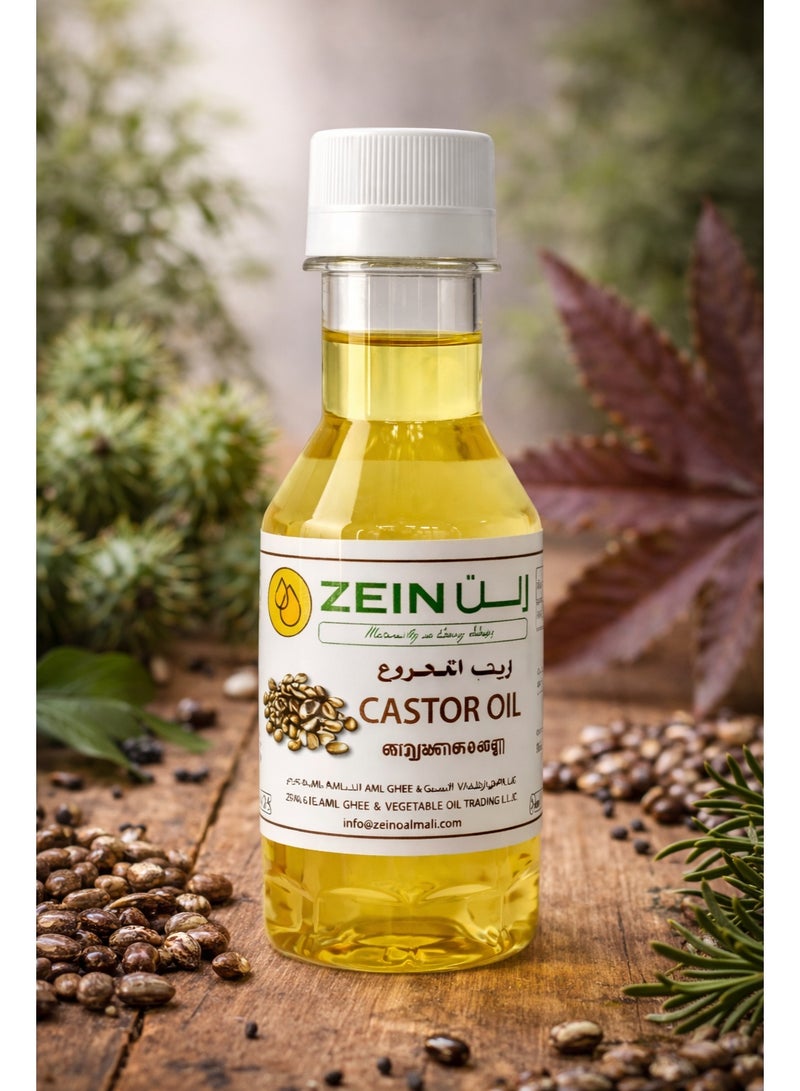 Zein Castor Oil Pure Cold Pressed – Zait Al Kharwa Natural Herbal Oil for Hair Growth, Skin Care & Wellness Support – Rich in Ricinoleic Acid – 100ml - Image 2