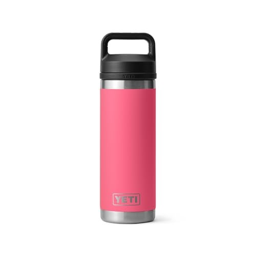 YETI Rambler 18 oz Bottle, Leakproof, Vacuum Insulated, Stainless Steel with Chug Cap, Tropical Pink - Image 3