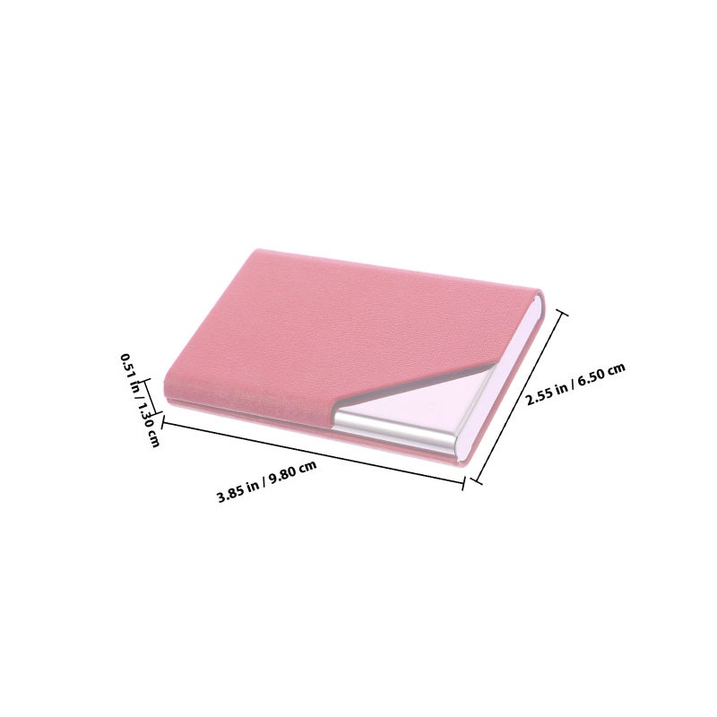 Metal Card Case Index Card Container Flash Card Organizer Business Holder Case - Image 2