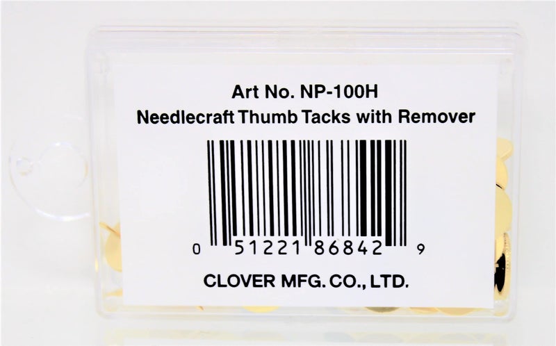 Clover NP100H 7/16'' Needlecraft Thumb Tacks and Remover - Image 2