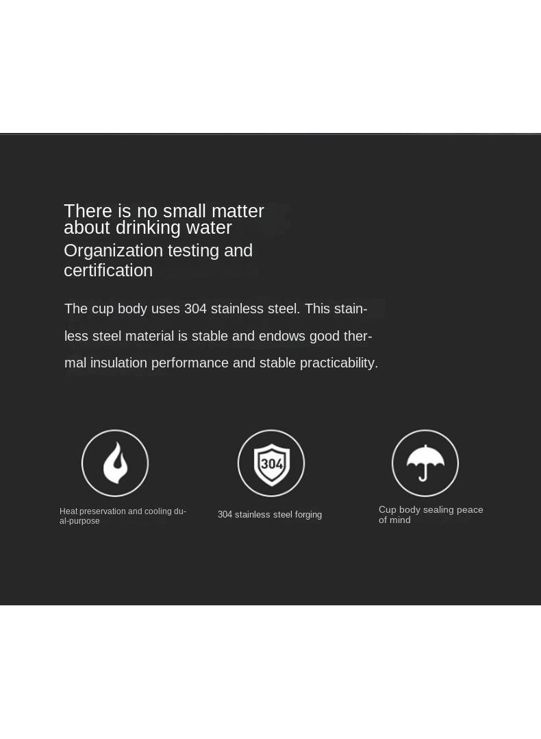 Y&D 510ml Stainless Steel Insulation Large Capacity Outdoor Portable Coffee Cup  - Image 5