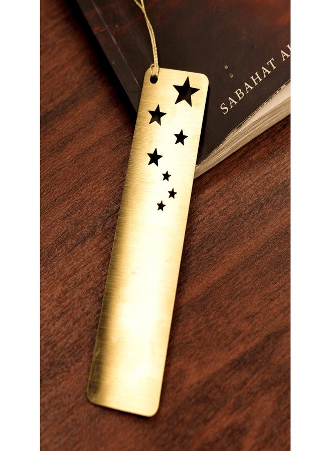 Genesis Arts Metallic Bookmarks Gift | Stainless Steel Star Design Bookmark for Book, Avid Readers, Diaries, Novels Lovers | Birthday Gifting for Principle, Students, Teachers, Friends, Boyfriend - Image 1
