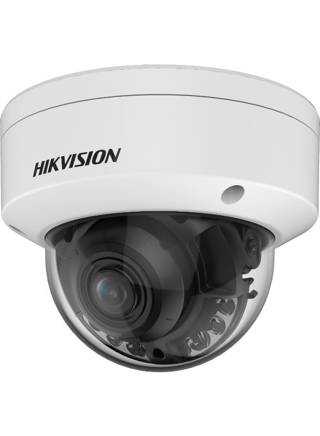 HIKVISION DS-2CD2747G2HT-LIZS 4MP Smart Hybrid Light ColorVu IP Dome Camera, Motorized 2.8-12mm Varifocal Lens, 40m IR/White Light Night Vision, Human & Vehicle Detection, H.265+, IP67 IK10, PoE, Built-in Mic - Image 2