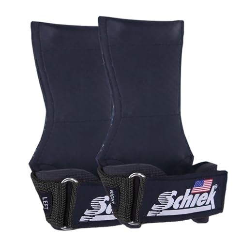 Schiek Sports 1900 Ultimate Hand Grip - 9 mm Thick Neoprene Grips for Weight Lifting - Ultra Durable Non Slip Secure Grip - Image 1
