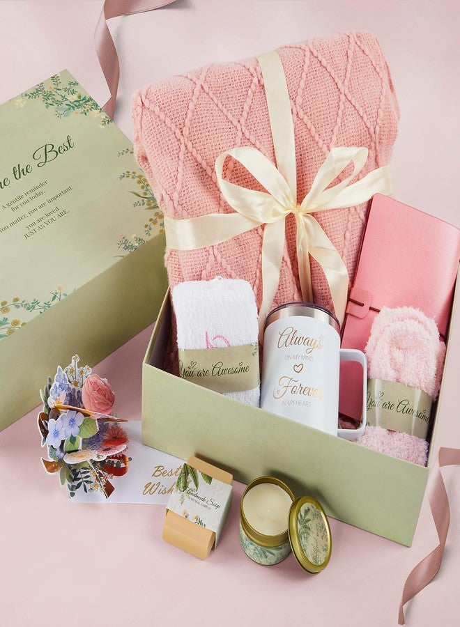 EVERMOW Women's Day Gift Basket, Unique Birthday Gift Box for Her or Girlfriend, Wife, Mother, Best Friend, Wife, Coworker, Thinking of You, Self Care Spa Package - Image 1