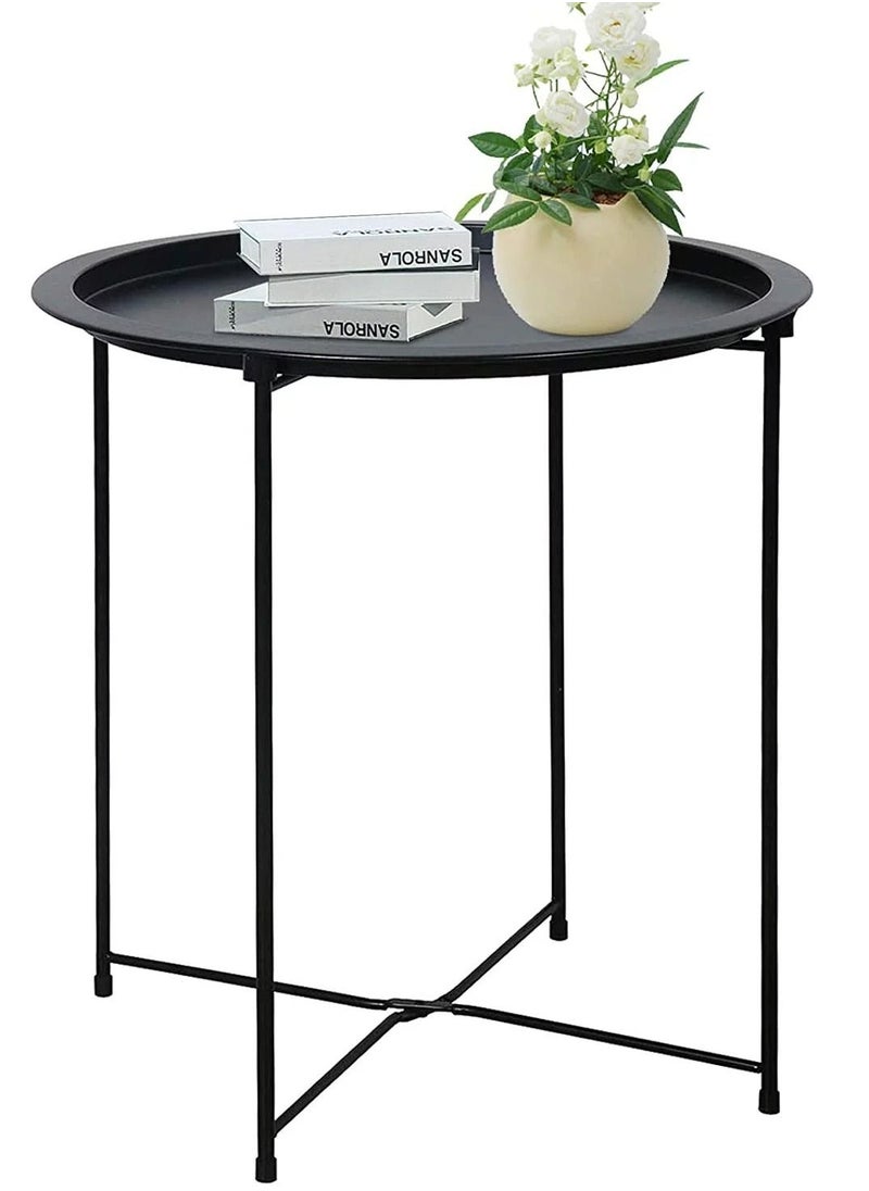 Generic Steel Tray Table Black 53x46x4cm  - Image 1