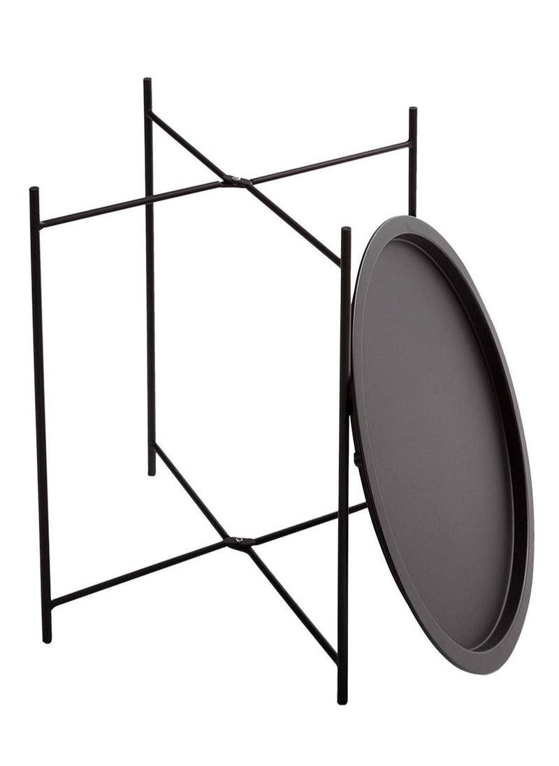 Generic Steel Tray Table Black 53x46x4cm  - Image 4